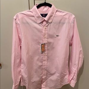 *NWT* vineyard vines men’s S pink/wht gingham